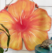 Hibiscus flower wall decor or door hanger