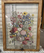 Vintage Window with floral Transfer