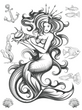 Mermaid Rub-on Transformation